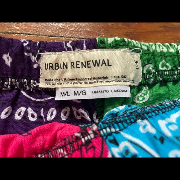 Urban Outfitter M/L Patchwork Shorts - Picture 5 of 5